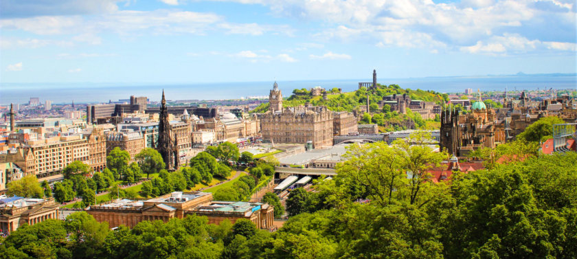 Panorama of Edinburgh