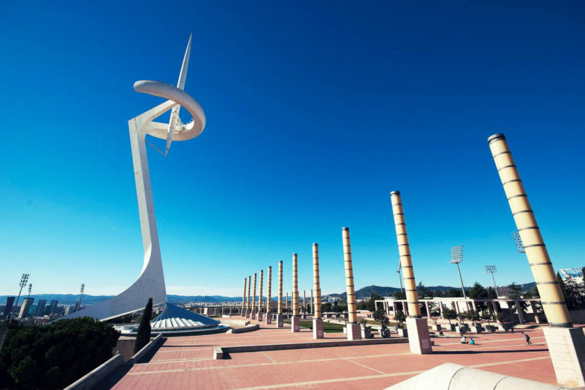 Le parc olympique de Barcelone