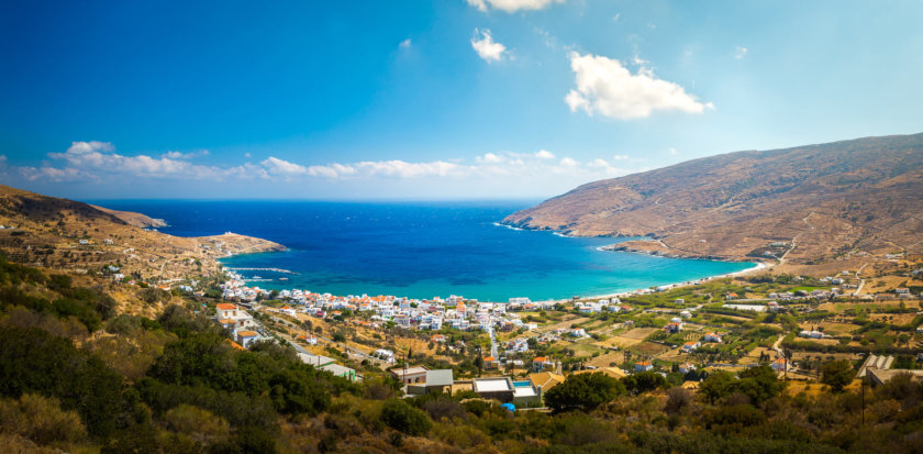 Korthi pueblo Andros