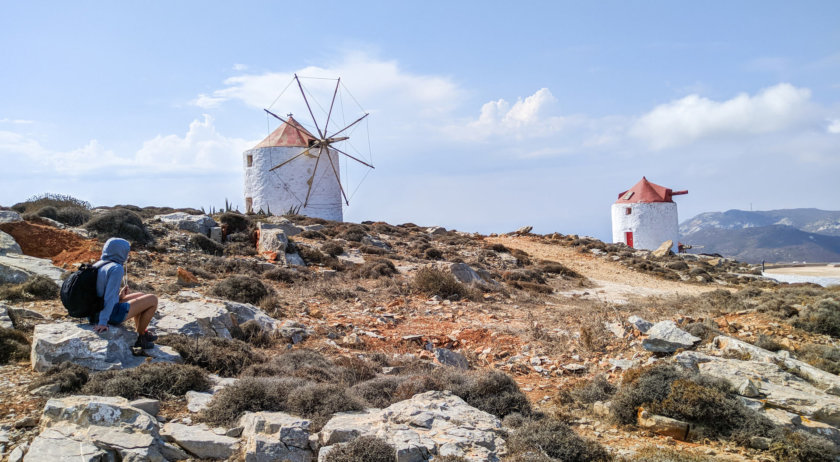 I Mulini a vento di Chora ad Amorgos