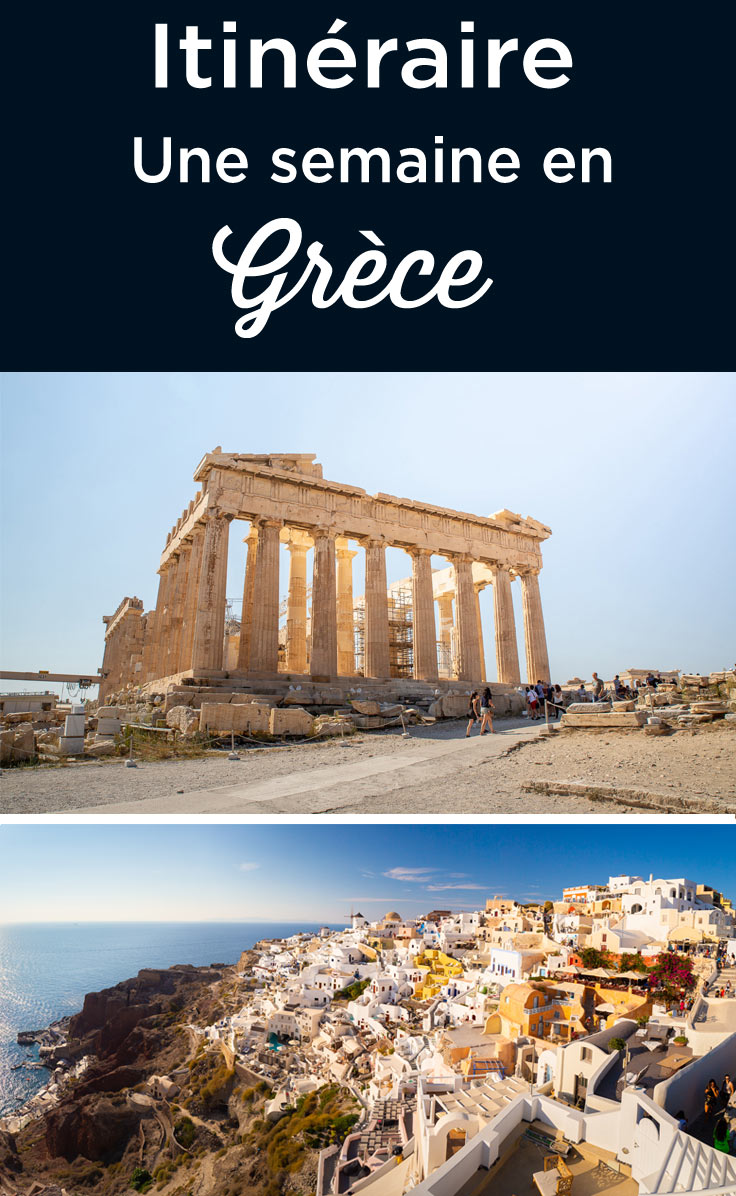 Itinéraire une semaine en Grèce