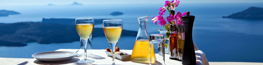 Degustación de vinos en Santorini