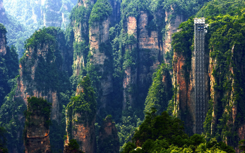 bailong elevator Zhangjiajie