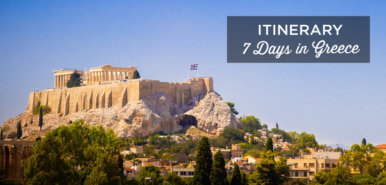 Greece itinerary 7 days