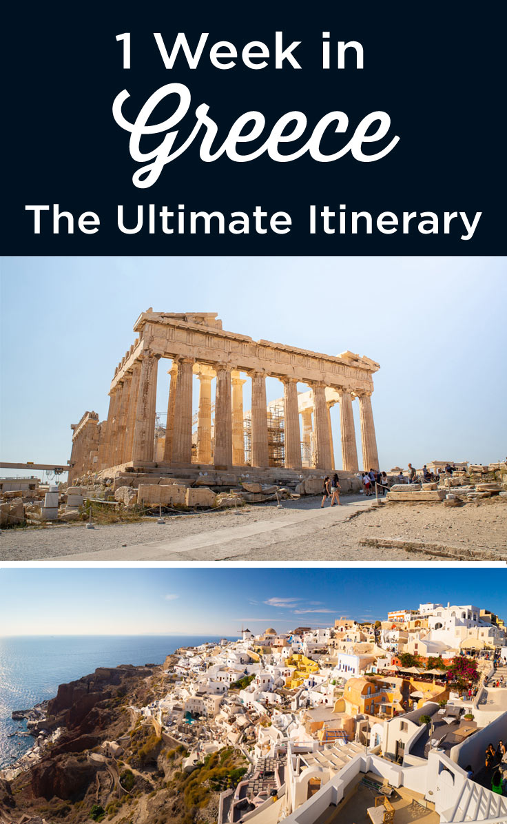 Greece itinerary 1 week