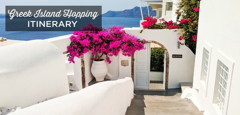 Greek island hopping