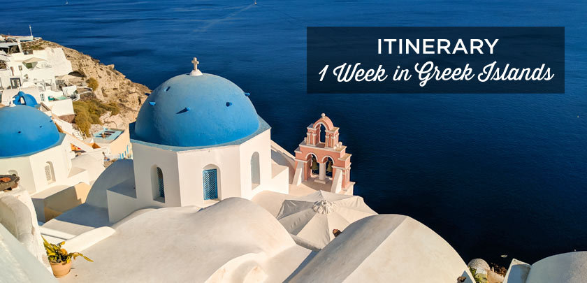 Greek island itinerary
