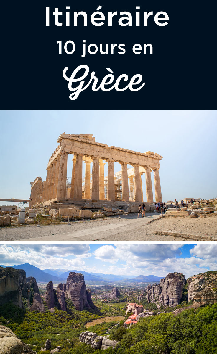 itinéraire 10 jours en Grèce