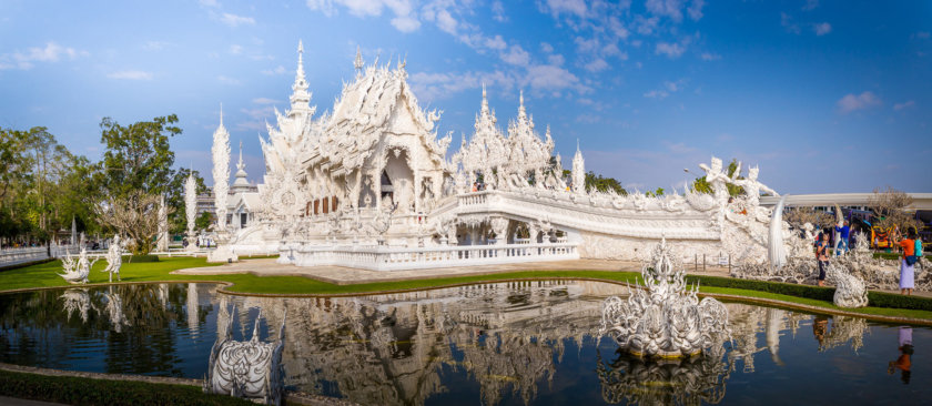 Chiang Rai temple blanc