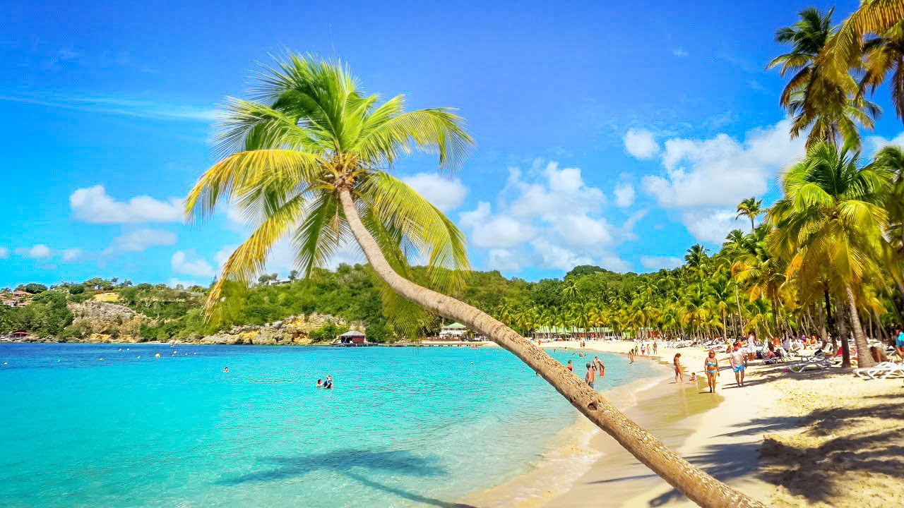 photo de plage en guadeloupe