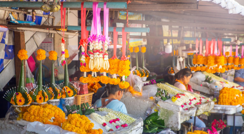 Mercato dei fiori di Chiang Mai