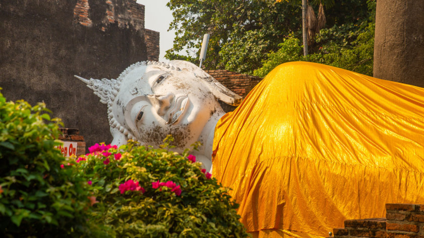bouddha couché Ayutthaya