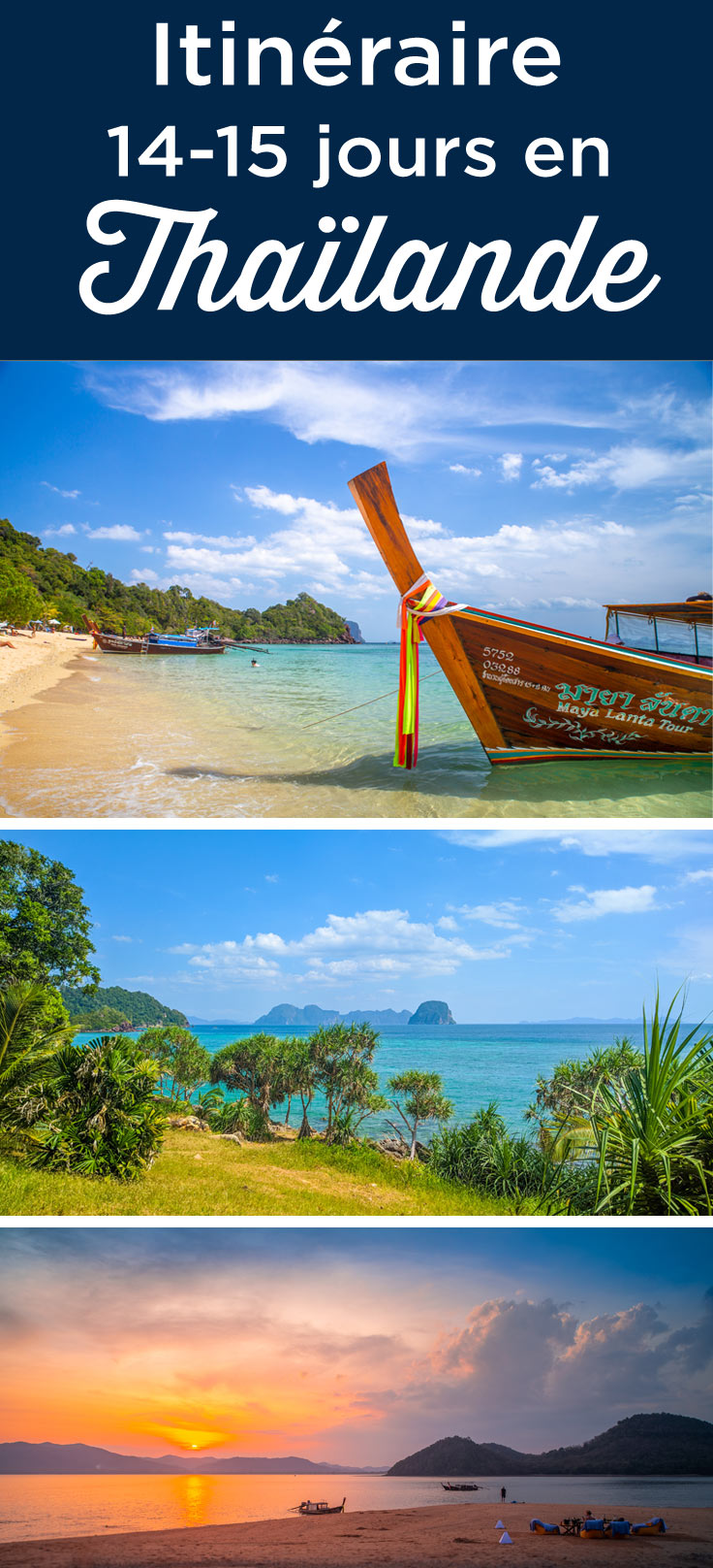 itineraire 15 jours en Thailande