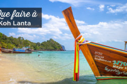 que faire a Koh Lanta