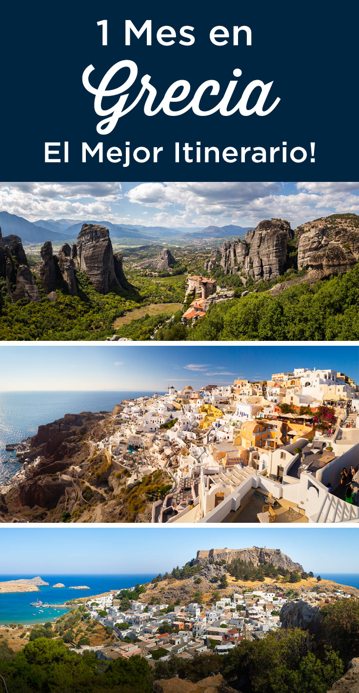 Grecia un mes Itinerario