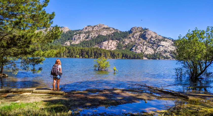 Ospedale forest and lake Corsica