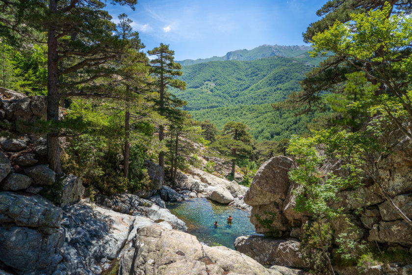 Cascade des Anglais Korsika