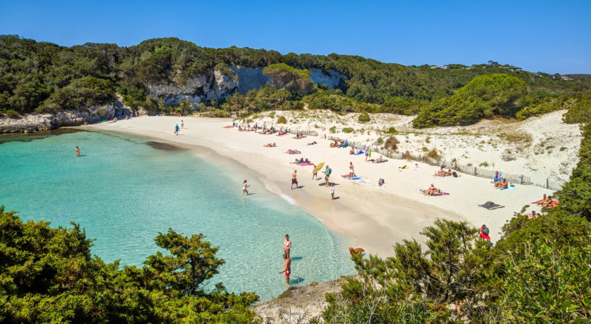 Plage du petit Sperone Bonifacio