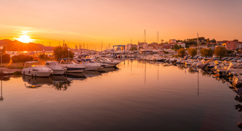 The marina of Saint-Florent