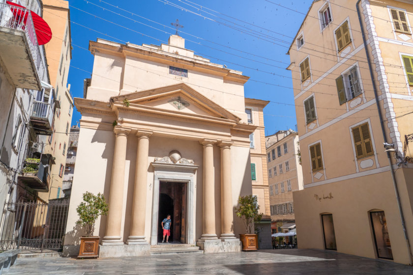 L'oratorio di Saint-Roch, in via Napoleone, a Bastia