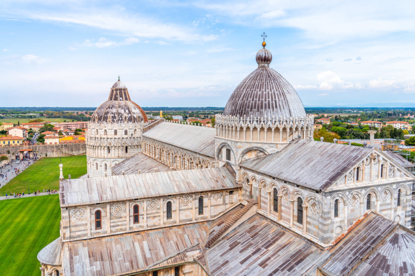 Cathédrale de Pise depuis la tour de Pise