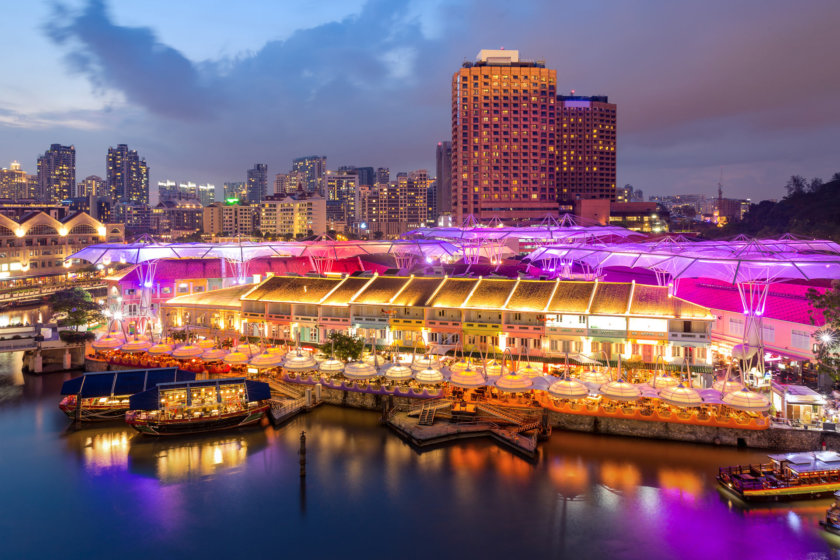 Clarke Quay Singapour croisière