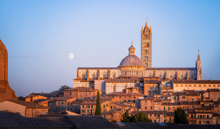 Viewpoint of Fortezza Medicea Siena