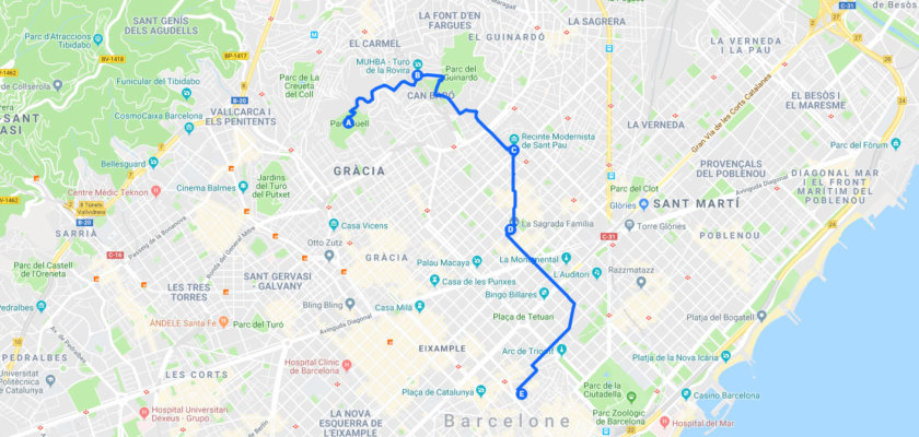 4 jours à Barcelone itinéraire jour 2