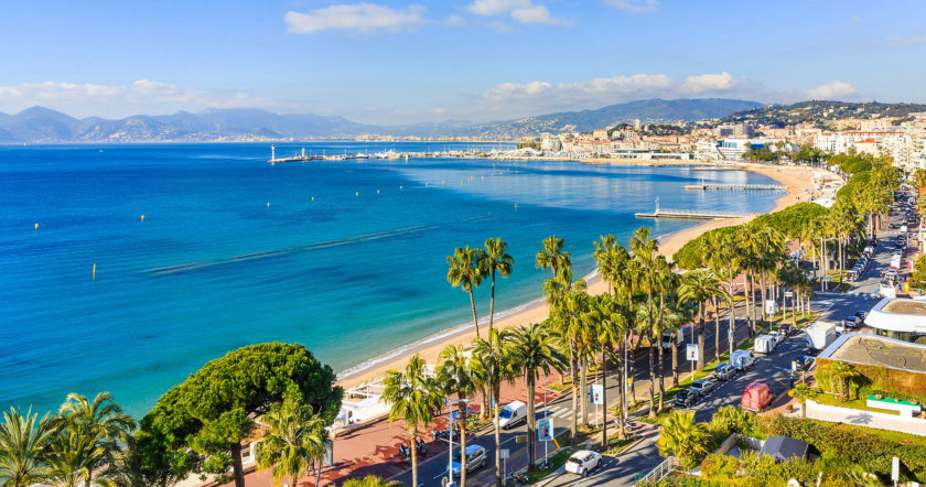 La Croisette, à Cannes