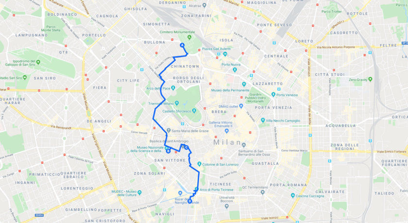 2 jours à Milan Itinéraire jour 2