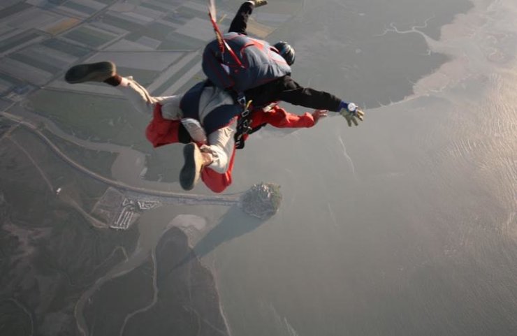 Saut En Parachute Bretagne Mont Saint Michel
