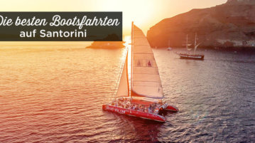 bootsfahrt Santorini