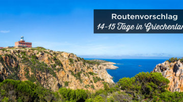 Sardinien rundreise route 14-15 tage
