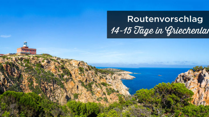 Sardinien rundreise route 14-15 tage