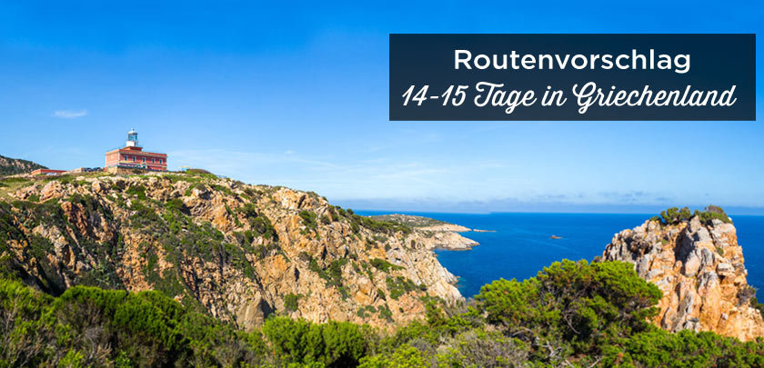 Sardinien rundreise route 14-15 tage
