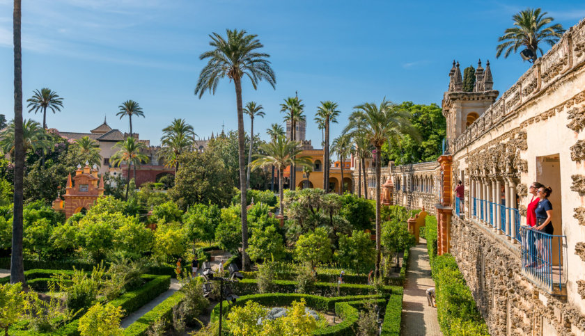 Alcazar Seville jardins