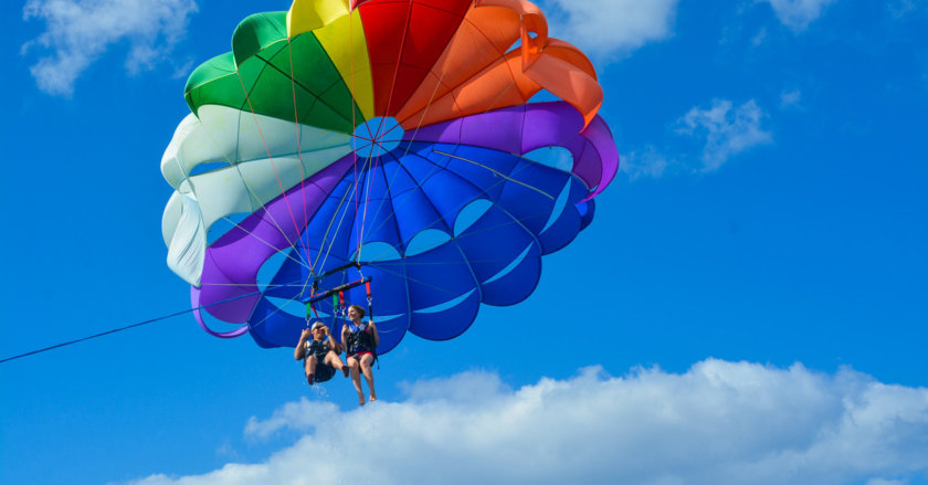 Parachute ascensionnel à Nice