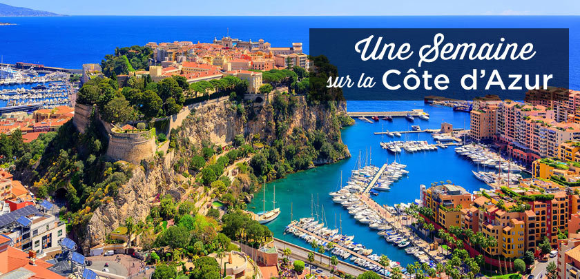 une semaine sur la cote d'Azur