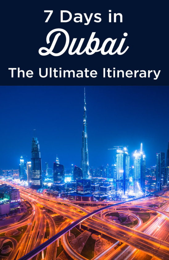 dubai 1 week trip package