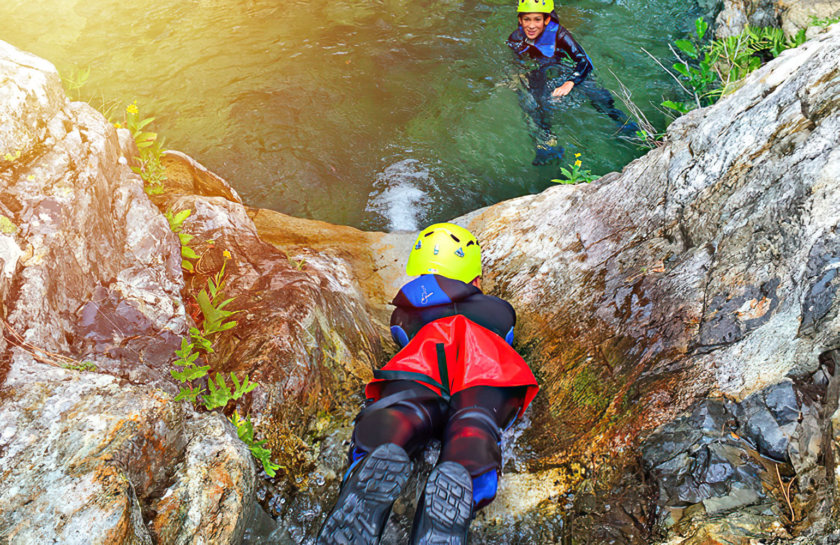 canyoning à Ponte Leccia