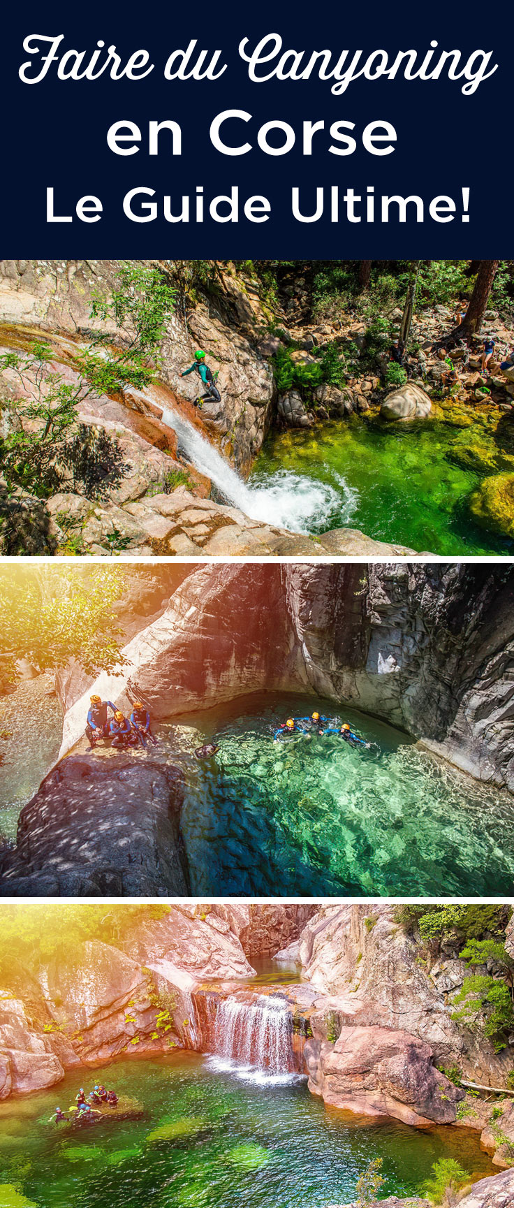 canyoning Corse du Sud et Nord