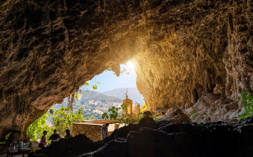 Grotte d'Agia Sofia, en Crète