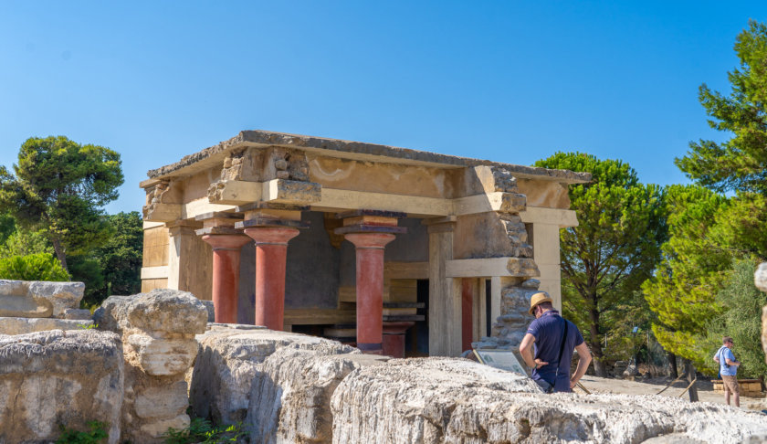 Visiter le palais de Knossos