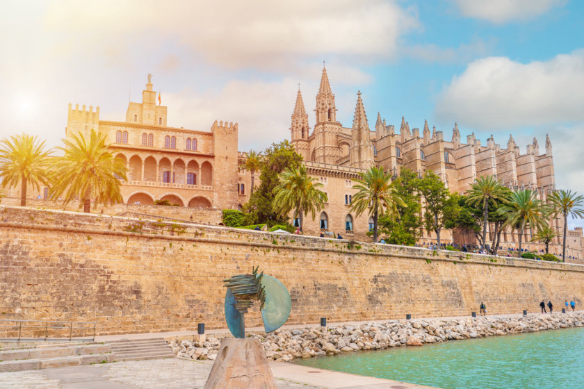 Palma de majorque Cathédrale et palais Royal