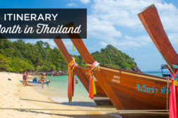 1 month in Thailand