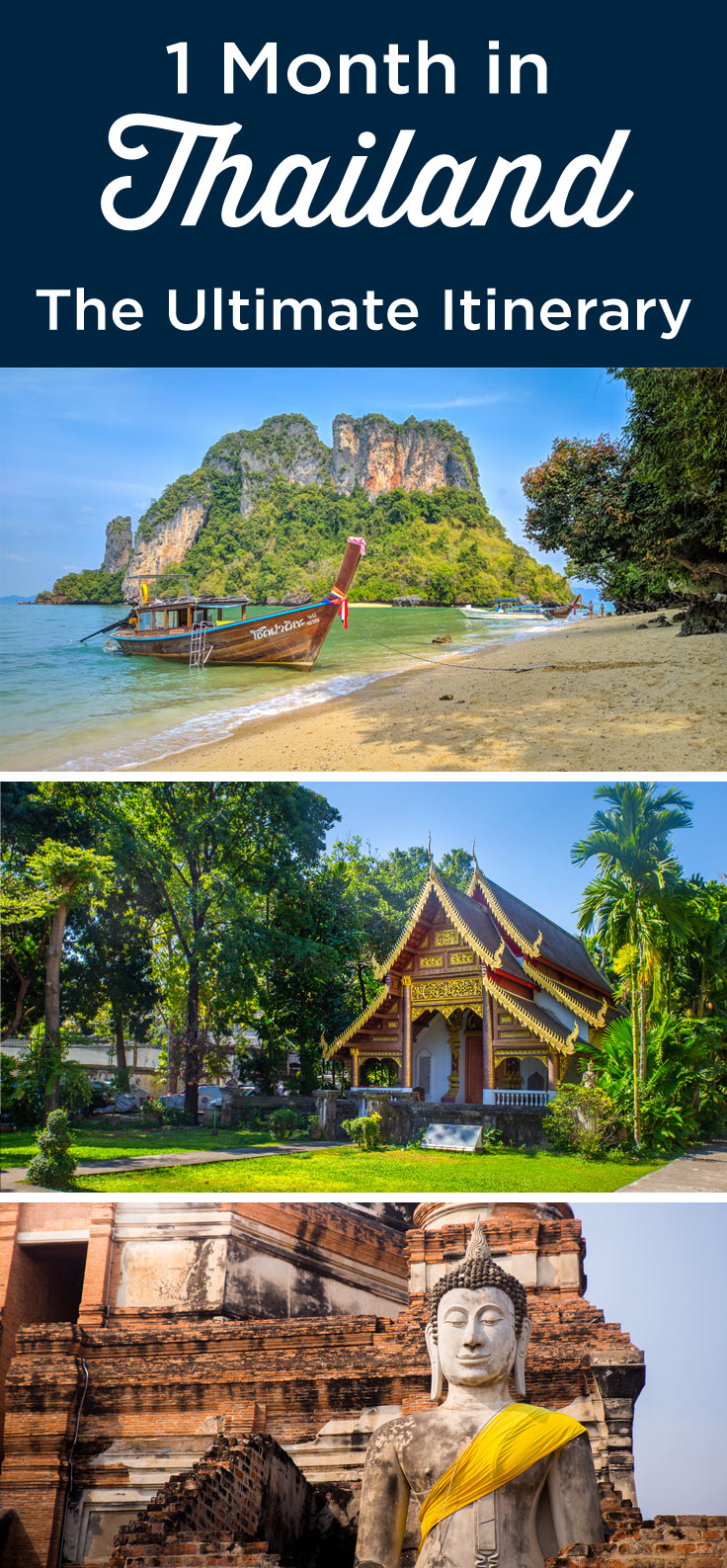 thailand itinerary one month