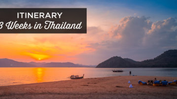 thailand itinerary 3 weeks