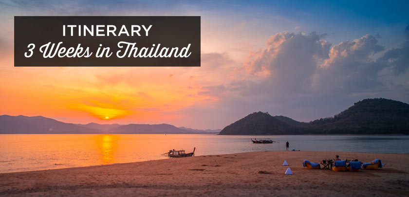 thailand itinerary 3 weeks