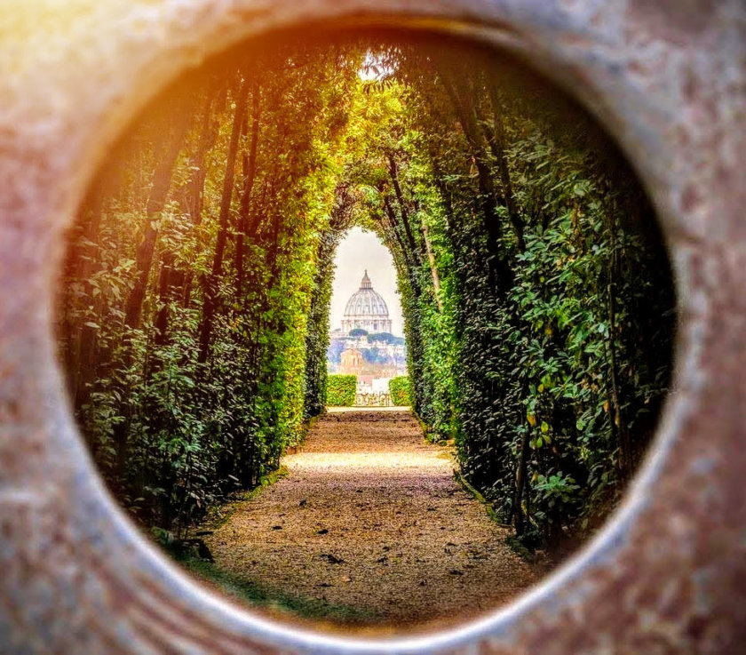 aventine keyhole rome hidden gems