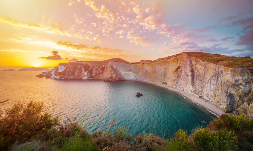 Ponza island Italy